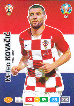 Mateo Kovacic Croatia Panini UEFA EURO 2020#074
